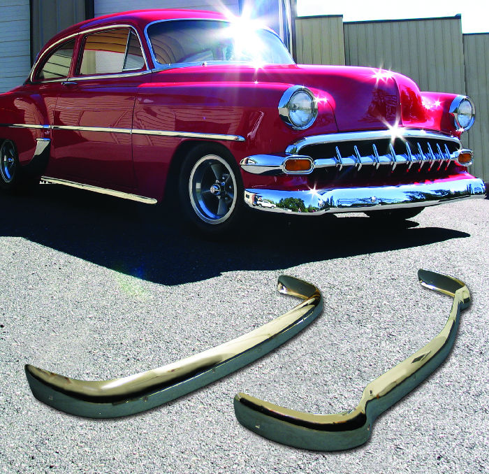 NEW 195354 Chevy Car 1Piece Front or Rear Bumpers 