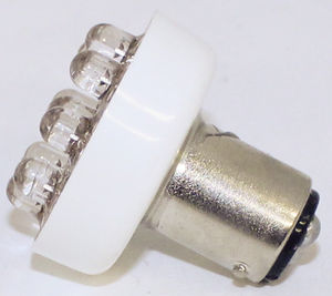 Bulb -LED Super Bright Amber Bulb 12v Dual Contact (Offset Pins) Photo Main