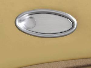 Door Handles, Interior -Brushed, Billet Aluminum Oval Photo Main