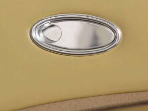 Door Handles, Interior -Polished, Billet Aluminum Oval Photo Main