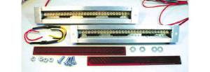 Led Flush Mount Tail Lights - Short 7-1/2" Wide Kit. Dual Intensity For Tail, Brake and Signals 12 Volt Photo Main