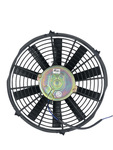  Parts -  Radiator Electric Fan, 12" Push Or Pull, 12v, Straight Blade 1390 CFM. Draws 8.6 Amps