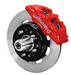  Parts -  Wilwood Forged Dynalite Pro Series Front Brake Kit 12.19" Rotor Red Caliper 55-57 Chevy Car