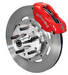  Parts -  Wilwood Forged Dynalite Pro Series Front Brake Kit 12.19" Rotor Red Caliper 37-48 Ford Passenger Car Spindle