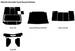 Chevrolet Parts -  Sound Deadener/ Insulation Kit. 1954-55 (1st Series) Truck AcoustiShield Kit