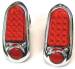 Chevrolet Parts -  Tail Light Assembly - Chrome, Led. All (Except Sedan Delivery And Wagon) 12 Volt