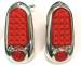 Chevrolet Parts -  Tail Light Assembly - Stainless Steel - Led. All (Except Sedan Delivery And Wagon) 12 Volt