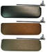 Chevrolet Parts -  Sunvisor (Interior) With Bracket, Screws and Template -Right. Black, Brown Or Grey