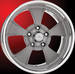  Parts -  Wheels, Billet Aluminum  - Dyno Series. Soft Lip, Grey Powder Coat