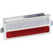  Parts -  Interior Light -Rectangular. White and Red Lens And Polished Billet Housing (Billet Specialties)