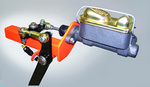  Parts -  Universal Firewall Mounted Manual Brake Assembly w/ Master Cylinder