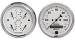  Parts -  Instrument Gauges - Auto Meter Old Tyme White, 3-3/8" Quad Gauge and Speedo (Electric)