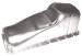 Chevrolet Parts -  Oil Pan,  Pre-1980 Small Block Chevy 283-350  'Claimer' - Driver Side Dipstick (4 Qts) -Zinc Plated
