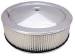  Parts -  Air Cleaner SetChrome 14" X 4" Muscle Car Style  -Paper Element and Off-Set Base