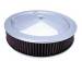  Parts -  Air Cleaner, Stainless Steel 14" X 3" Muscle Car Style -Washable Element and Hi-Lip Base