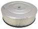  Parts -  Air Cleaner, Chrome 14" X 4" Performance Style -Paper Element and Recessed Base