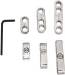  Parts -  Spark Plug Wire Chrome Pro Style Separators For 8 Or 9 Mm Wire