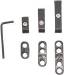  Parts -  Black Pro Style Wire Separators For 8 Or 9 Mm Wire