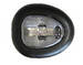  Parts -  Interior Light -Single Dome, Universal With Black Bezel and Clear Lens
