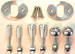  Parts -  Door Latch Release Kit -Oval Plate. Choose Smooth, Turned Or Ball Neat Nob