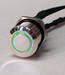  Parts -  Pushbutton Ignition Start/ Stop Switch. Choose Red, Green Or Blue Led Light. 3/4" Diameter Chrome