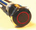  Parts -  Pushbutton Ignition Start/ Stop Switch. Choose Red, Green Or Blue Led Light. 3/4" Diameter Black
