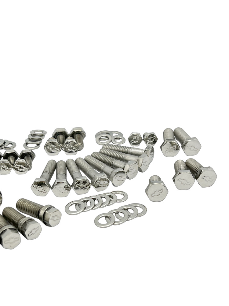 Street Rod Parts » Chevrolet Engine Bolt Kit Chevy Vortec 350 Small