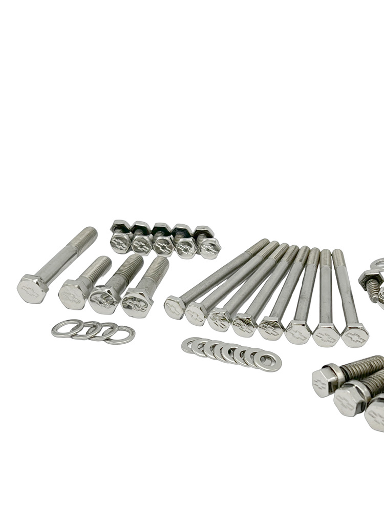 Street Rod Parts » Chevrolet Engine Bolt Kit Chevy Vortec 350 Small