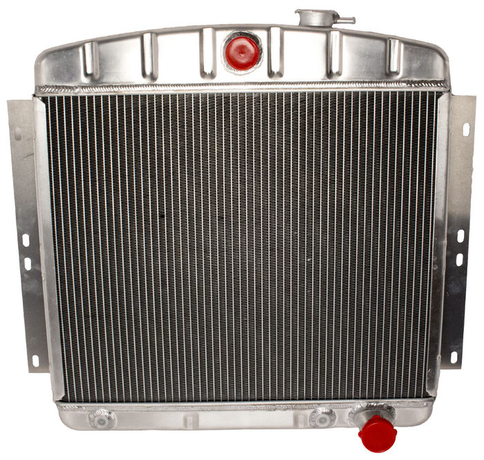 2 Row Aluminum Radiator For CHEVY CAR STREET ROD Fit AT 1940-1941 1940 1941