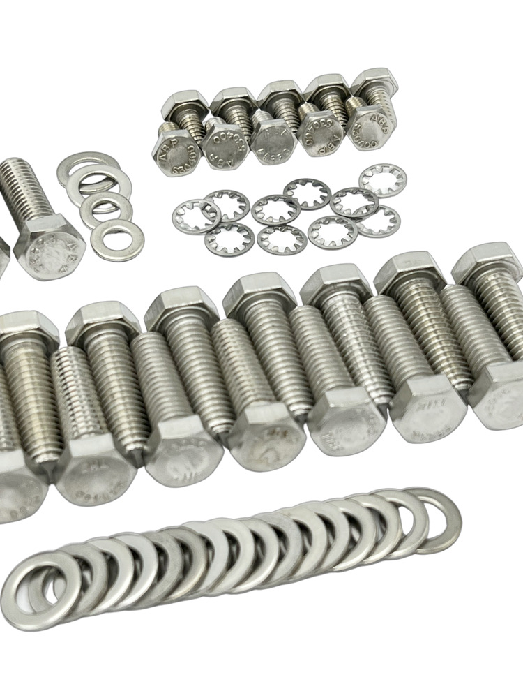 Street Rod Parts » Engine Bolt Kit Chevy Big Block With Headers Hex