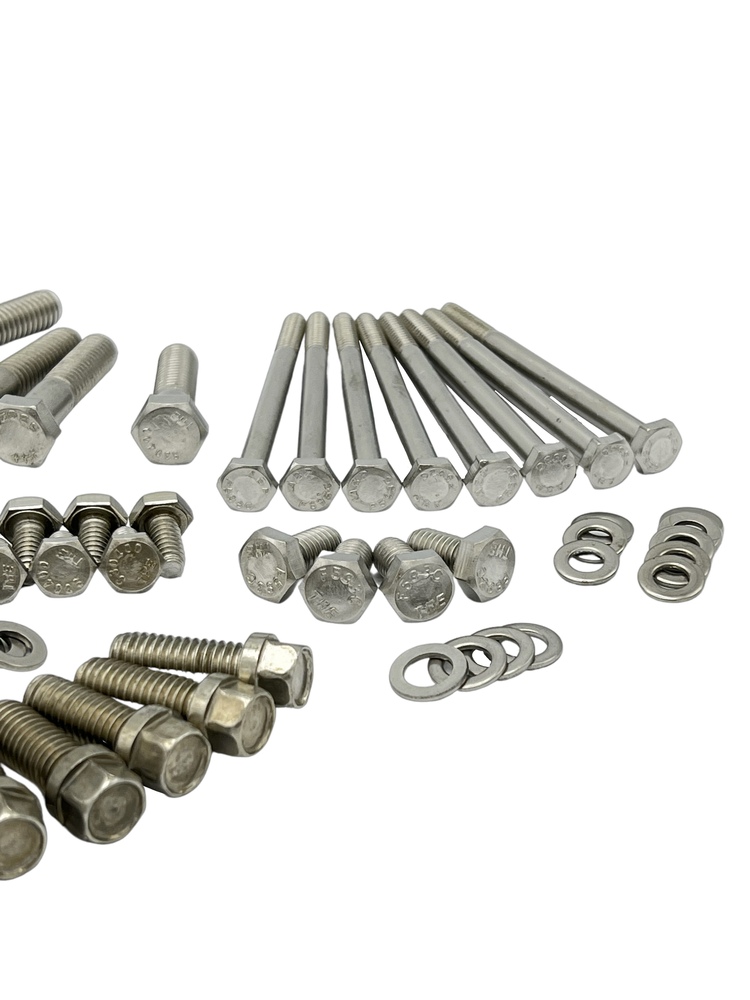 Street Rod Parts » Engine Bolt Kit Chevy Vortec 350 With Headers