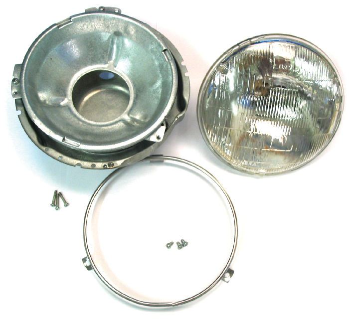 Detail Street Rod Parts » Chevrolet Car Headlight Conversion, 7 inch