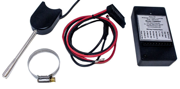 Street Rod Parts » Turn Signal W/ Black Column Switch And Controller