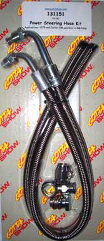 Gotta Show 131151 1965-79 Braided GM Power Steering HOSES