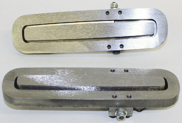 Door Handle Set Exterior Bar Style in Bare Metal KINDIG IT DESIGN