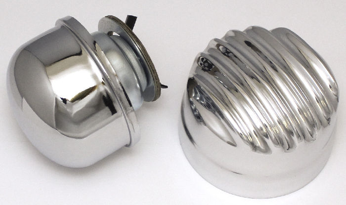 Stelling Valve Cover Breathers Bolt-On Polished Aluminum 2