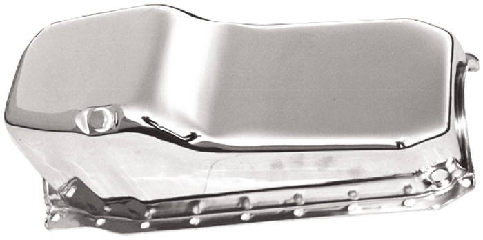 Fits 1958-76 Ford 352-390-406-427-428 … RPC Chrome Steel Stock Oil Pan R9330