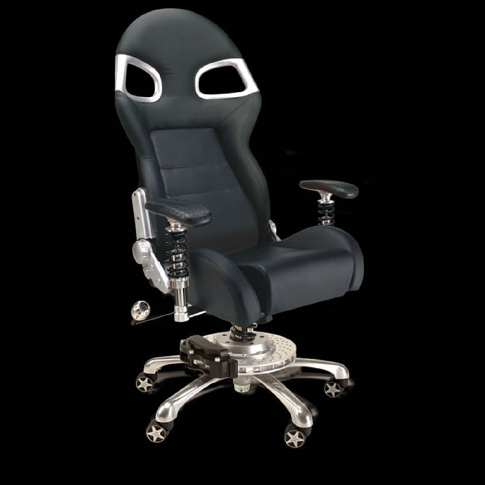 Street Rod Parts » Office Chair, Grand Prix Series, Many Features, 3 Color