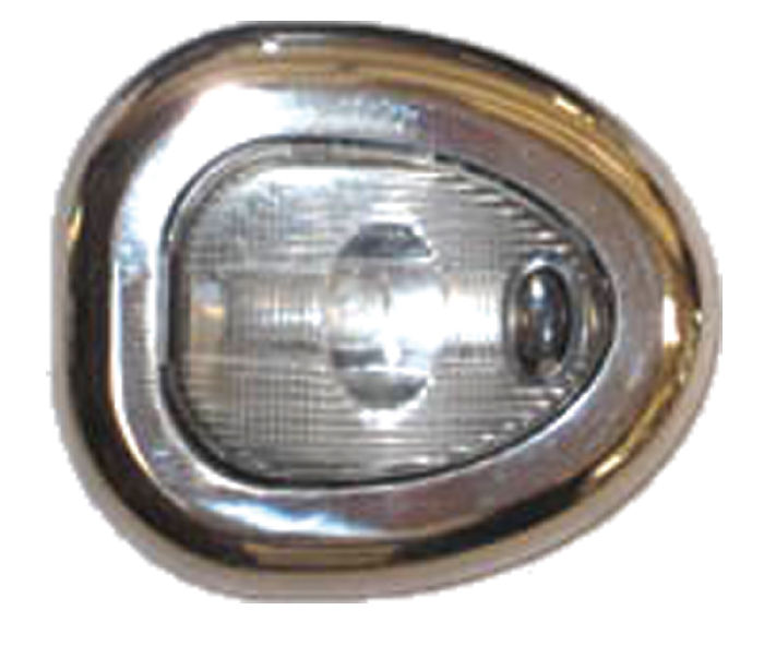 1940-1954 PICKUP CAR DODGE? Interior Dome Light GLASS Lens & Bezel