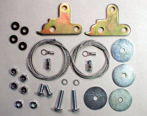 4 Door Small Tiger Claw Latches & Install Kits - Street Rat Rod Latch By Srn (Unfinished)