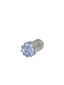 Bulb -LED Super Bright Bulb Amber Color 6v Replaces #1154 Dual Contact (Offset Pins) Photo Main