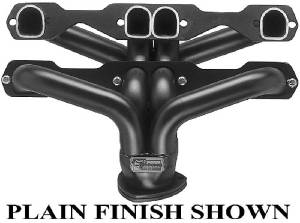 Street Rod Parts » Chevrolet Headers, Sanderson -For Angle Plug Heads