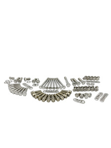 Engine Bolt Kit - Chevy Vortec 350 With Headers And Aluminum Valve Covers - Hex Bolts, Stainless Photo Main