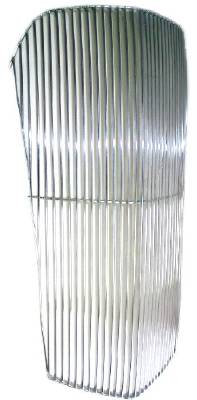 Chevrolet Car Grille. Billet Aluminum With Wide Spacing (3/8"). Polished Bars (Face Only) Photo Main