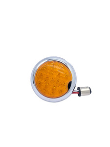 Tail-Light, Flush Mount Amber Lens With Chrome Housing Photo Main