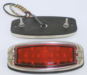Street Rod Parts 187 Chevrolet Led Tail Light Assembly Flat