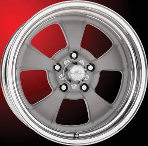 Wheels, Billet Aluminum  - Dyno Series. Grey Powder Coat Photo Main