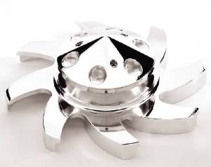 Detail: Street Rod Parts » Alternator Pulley Billet Aluminum With Fan