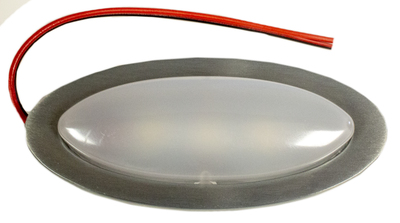 Billet Oval Courtesy Dome Lamp, 12 Volt Photo Main