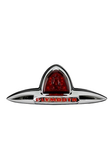 Car Led Third Brake Light Assembly. 46-48 Plymouth Chrome, 12volt Only - Coupe Photo Main